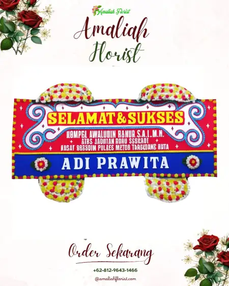 Papan Bunga Ucapan Selamat Venue Wedding Pamulang