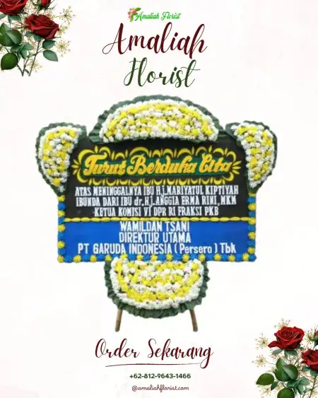 Papan Bunga Duka Venue Wedding Pamulang