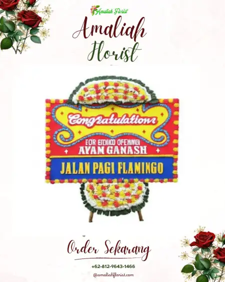 Sewa Papan Bunga Venue Wedding Pamulang